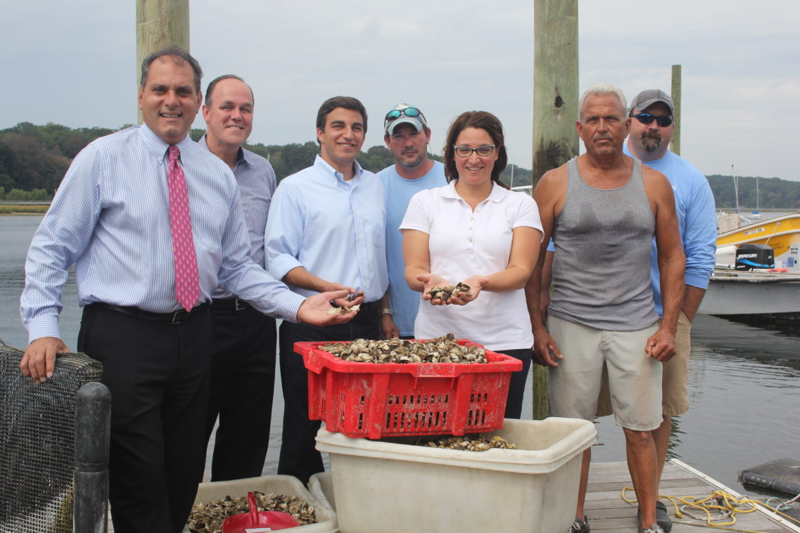 Saladino and Johnson Reseed Harbor with 250,000 Oysters