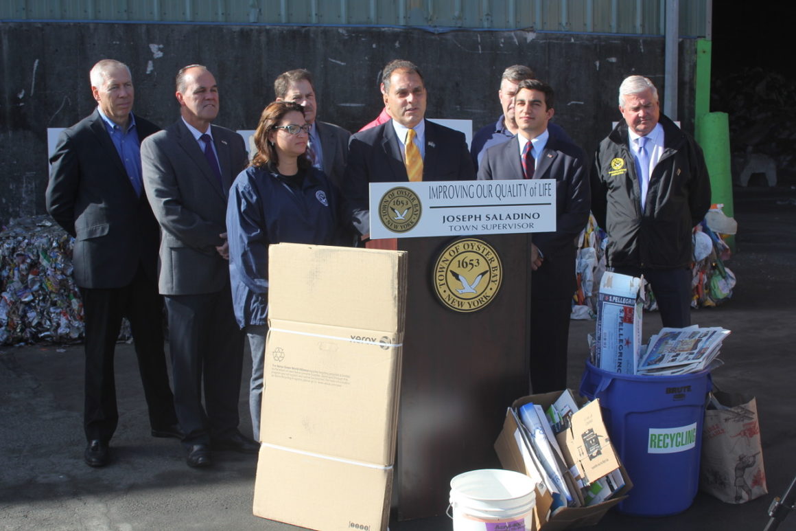 Saladino & Johnson Kick Off Single Stream Recycling and Welcome Back First Fleet of Vehicles