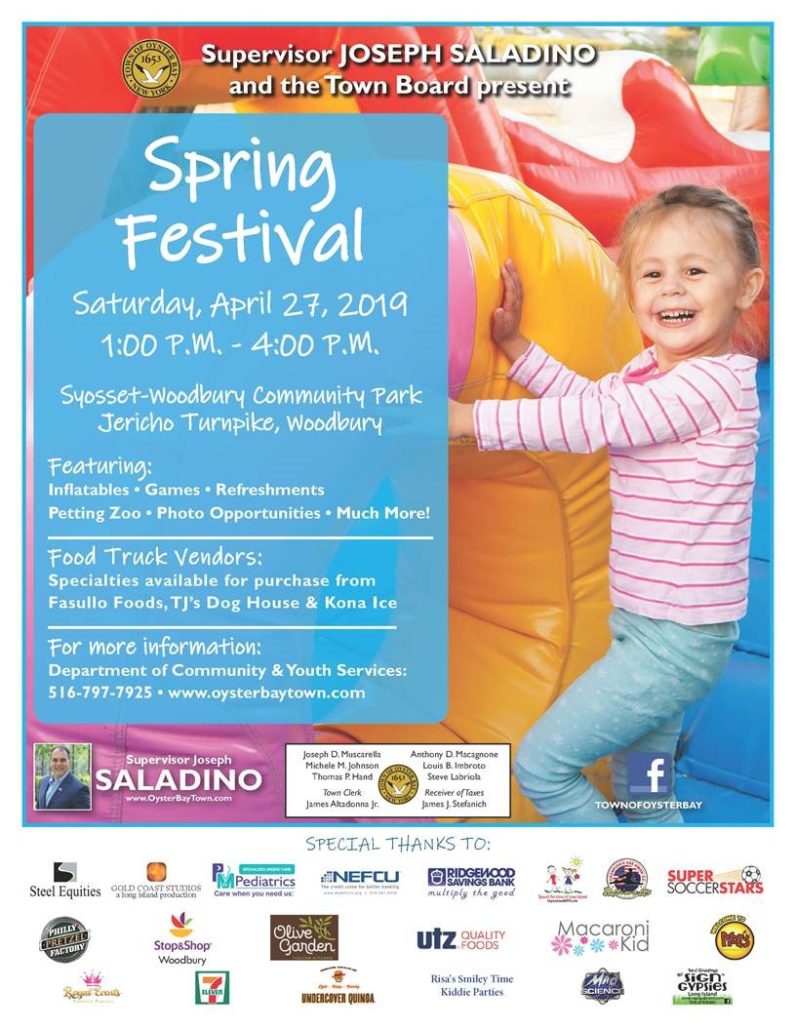 Saladino Announces Free Family-Fun Spring Festival