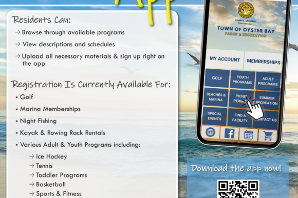 Town Launches New Parks & Rec Mobile App to Ease Registration for Sports & Programs