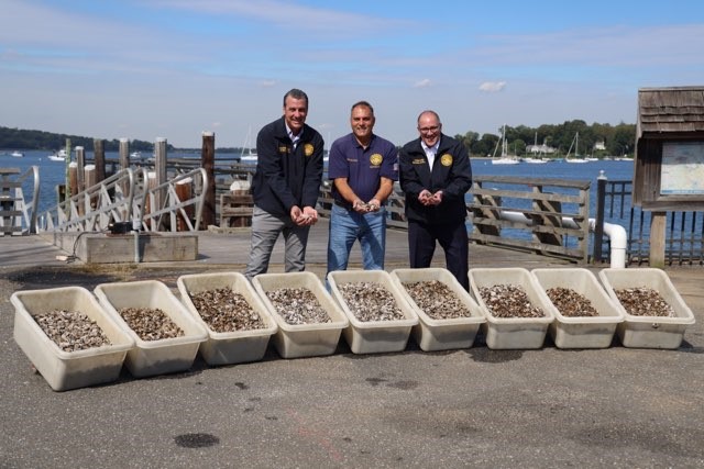 Town Seeds Oyster Bay Harbor with 12 Million Baby Oyster and Clam Seeds