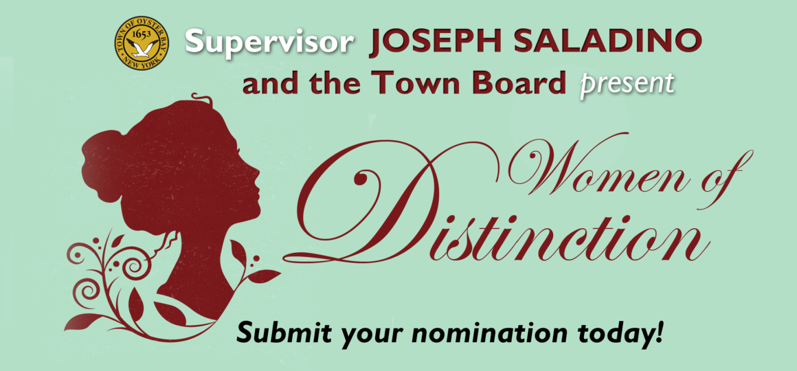 Town of Oyster Bay Seeks Women of Distinction Nominees