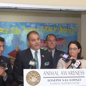 Saladino, Johnson announce FREE Adoptions at Town Animal Shelter